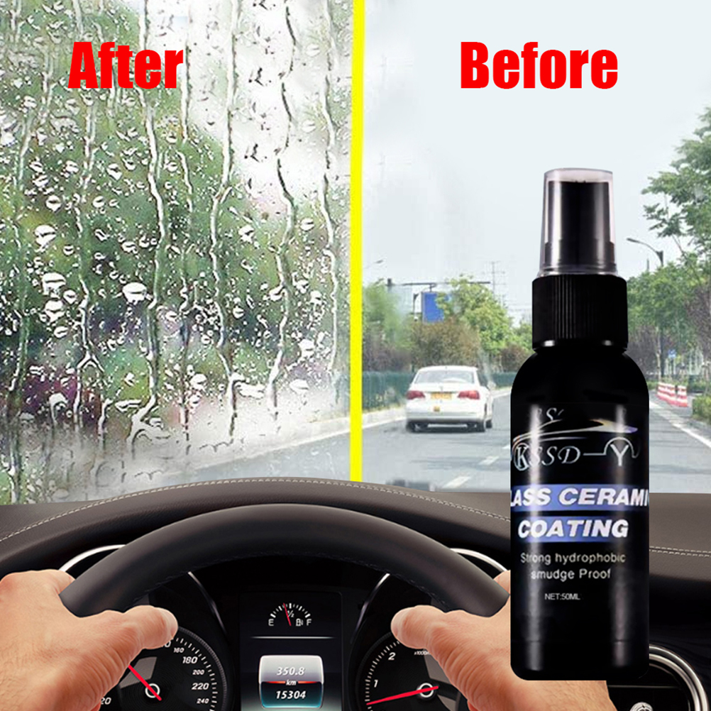 OZS 50Ml Car Windshield Anti Fog Spray Anti-Fog Rearview Mirror Spray For  Car Fogging Resistant Condensation Protection 